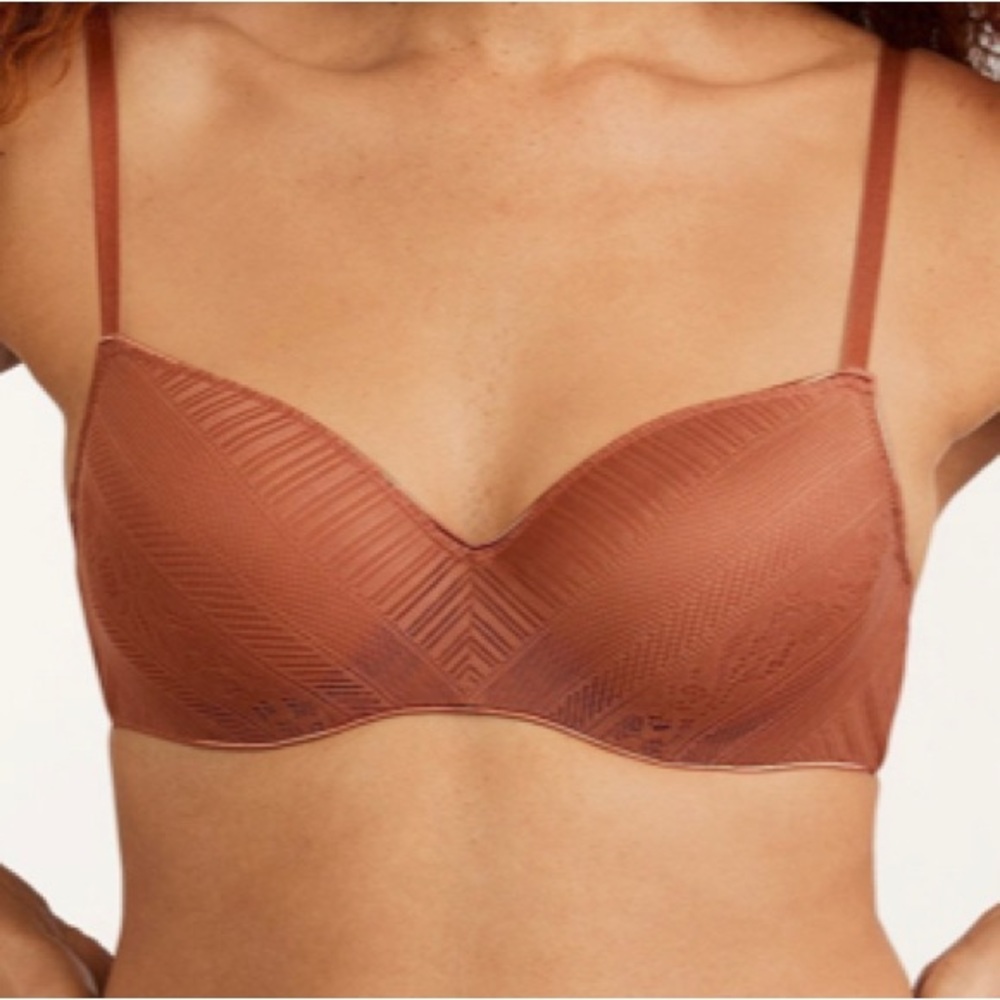 ThirdLove Everyday Lace T-Shirt Bra Mauve Size 36H